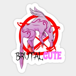 Brutalcute Sticker